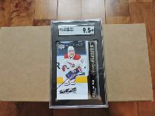 Carte de hockey COLE CAUFIELD Young Guns gradé 9.5 GEM MINT