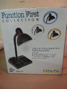 LAMPE DE BUREAU CATALINA ANNEAUX COULEUR FONCT TB