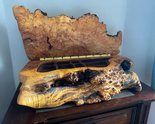 Big Leaf Maple Burl Jewelry Box - Photo 3