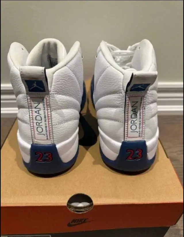 Air Jordan 12 Retro White/French Blue - Photo 3