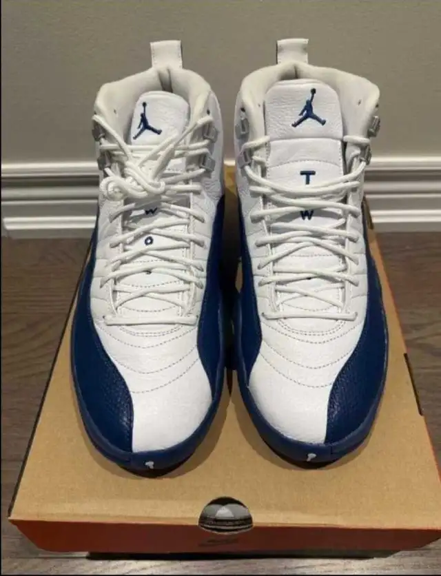 Air Jordan 12 Retro White/French Blue - Photo 6