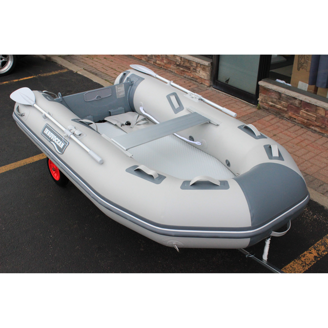 9 ft Lightweight Inflatable Fishing Boat for Lake & Cottage Use - Photo 8