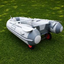 9 ft Inflatable Tender Boat — Aluminum Transom, Easy Carry Desig