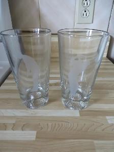 2 GR VERRES DE GOLFEUR VITRE TRES EPAISE  NEUF