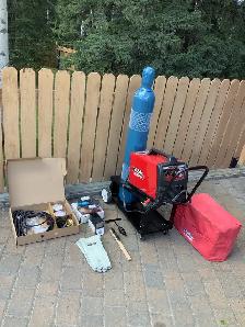 New Lincoln Electric Mig 180 and Accessories.