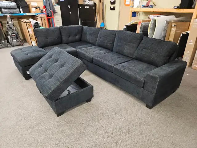 Mazin Furniture - Matson Sectional with Ottoman storage