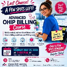 Ontario OHIP Billing Course – Live Online – Starts May 25