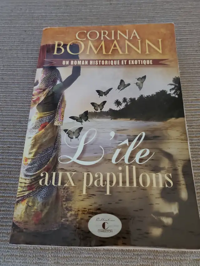 BON ROMAN NEUFDE CORINA  BOWMAN L'ILE AUX PAPILLONS 470PAG $5.00