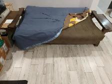 Futon with Hardwood Base $300