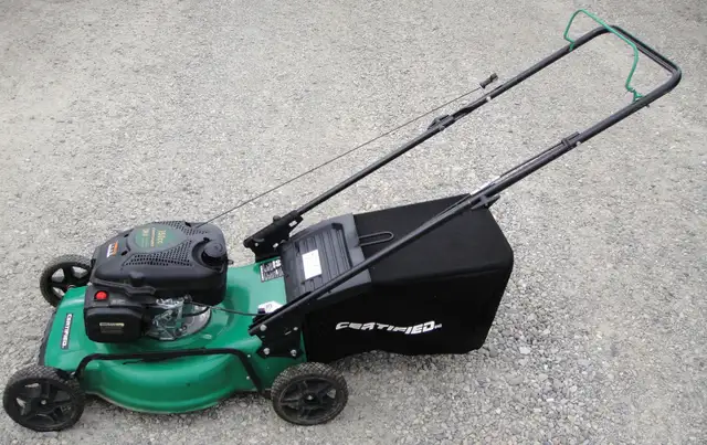 REAR BAG CERTIFIED GAS LAWNMOWER