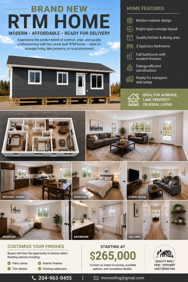 New RTM home for Sale