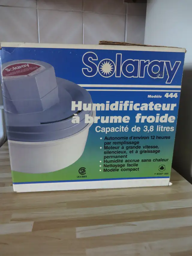 HUMIDIFICATEUR BRUME FROIDE SOLARY FONCT TB