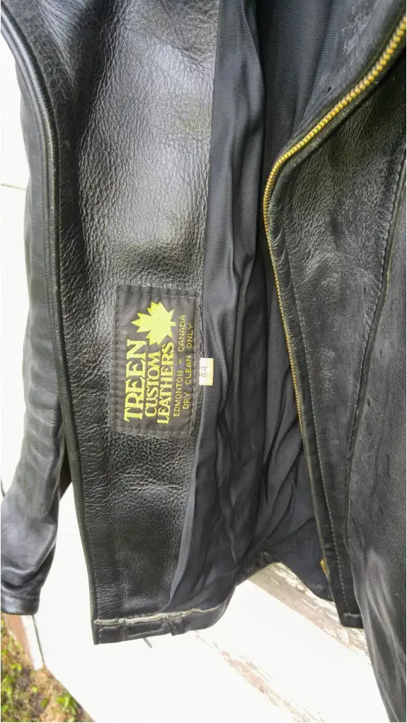 MENS LEATHER MOTORCYCLE RIDING JACKET - Photo 2