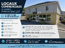 Espaces commerciaux pignon sur rue au Bas -St-Laurent!