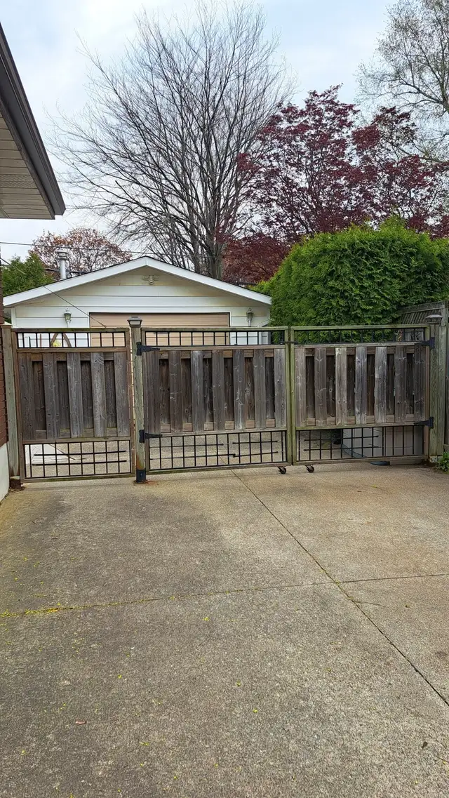 Wrought iron gates