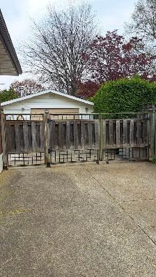 Wrought iron gates