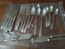 CUTLERY- VINTAGE-  ONEIDA COMMUNITY-TUDOR PLATE