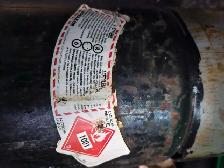2 acetylene tanks for sale one full one half full
