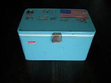 VINTAGE COLEMAN METAL COOLERWORKS EXCELLENT
