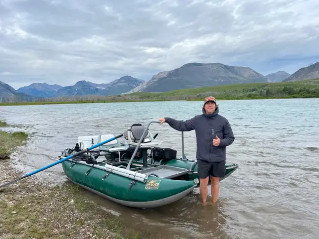 2 Man Pontoon Boat - Outcast PAC 1200 - Photo 2