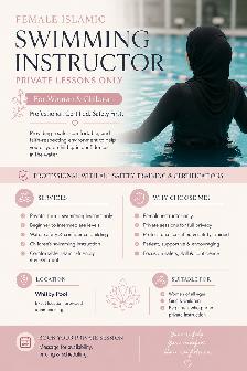 Female Islamic Swimming Instructor