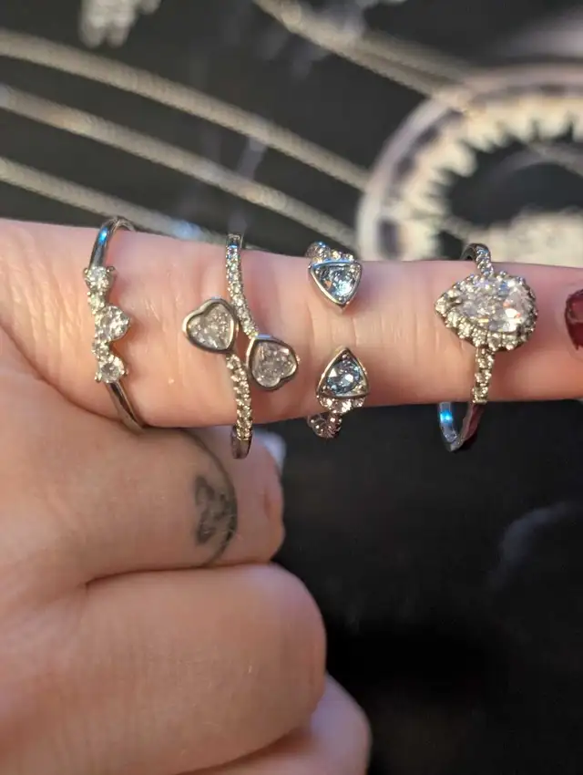 Charmed aroma rings and necklaces