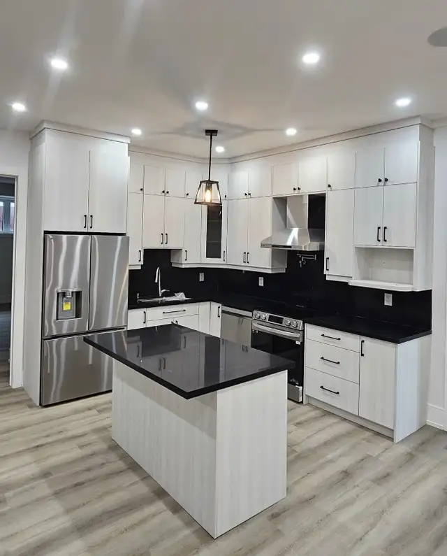 bathroom vanity kitchen cabinets quartz countertop - Photo 5