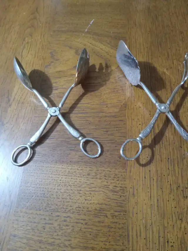 SALAD SETS- SPOONS/FORKS- TONGS- GRAVY SPOOM-CAKE LIFTER - Photo 7