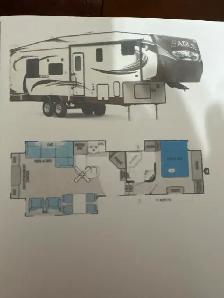 5 th wheel travel trailer.