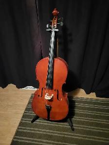 Cello with stand
