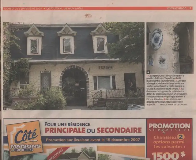 3 1/2       ' MAISON FRANCE '  DOWNTOWN MONTREAL - Photo 3