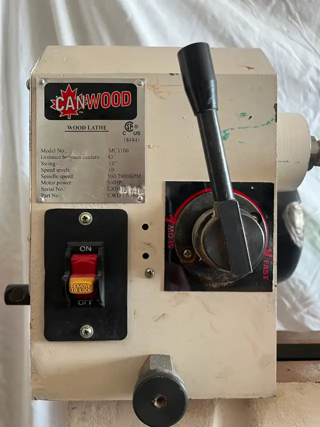 CANWOOD wood lathe - Photo 3