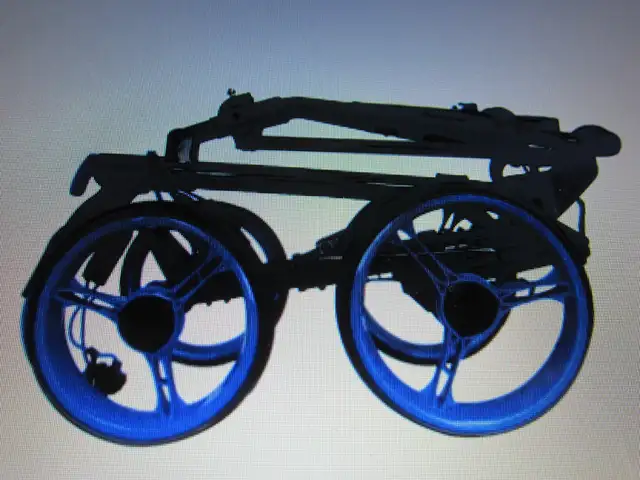 2 NEW QWIK-FOLD HIGH QUALITY   LIGHTWEIGHT 4 WHEEL CARTS - Photo 2