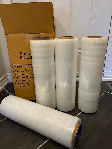 Stretch Wrap Film Pallet Wrap 90G 18'x1500' Non-Chinese FREE Del