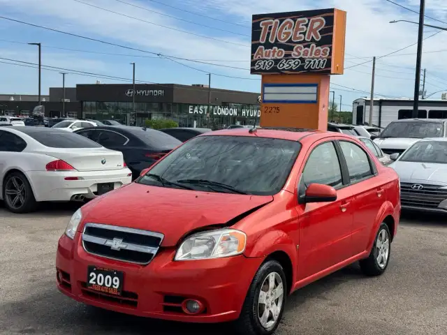 2009 Chevrolet Aveo AS IS, LT, DRIVES GREAT, LIGHT FRONT END DAM