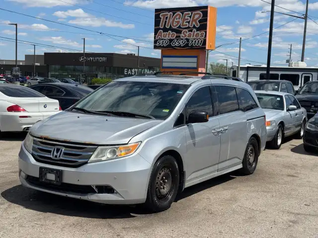 2012 Honda Odyssey AS IS, Touring, POWER STEERING ISSUE, RUNS GO