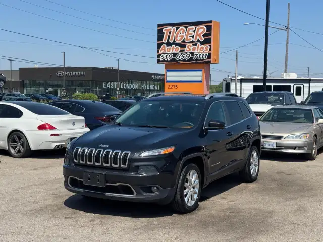 2014 Jeep Cherokee LIMITED, LEATHER, 4 CYL, ALLOYS, AS IS SPECIA