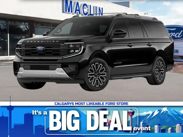 2026 Ford Expedition PLATINUM MAX | BLOCK HEATER | 360 DEGREE CA