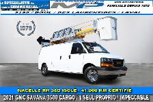 GMC Savana Cargo ALLONGÉ CARGO NACELLE RH38D ISOLÉ / 41.000 KM C