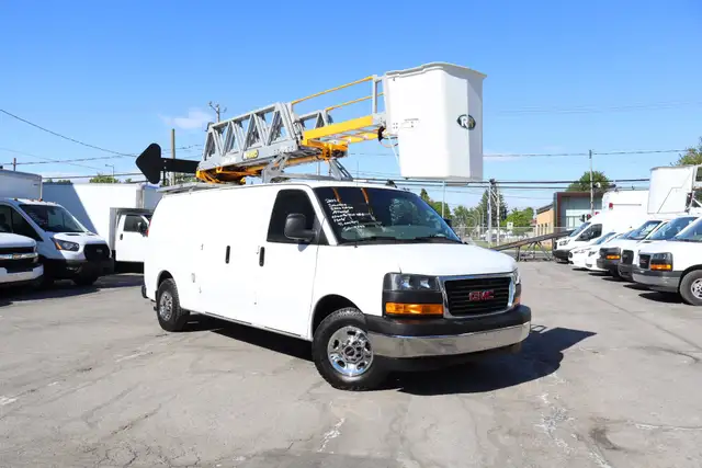 GMC Savana Cargo ALLONGÉ CARGO NACELLE RH38D ISOLÉ / 41.000 KM C - Photo 2