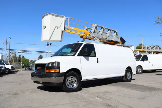 GMC Savana Cargo ALLONGÉ CARGO NACELLE RH38D ISOLÉ / 41.000 KM C - Photo 9