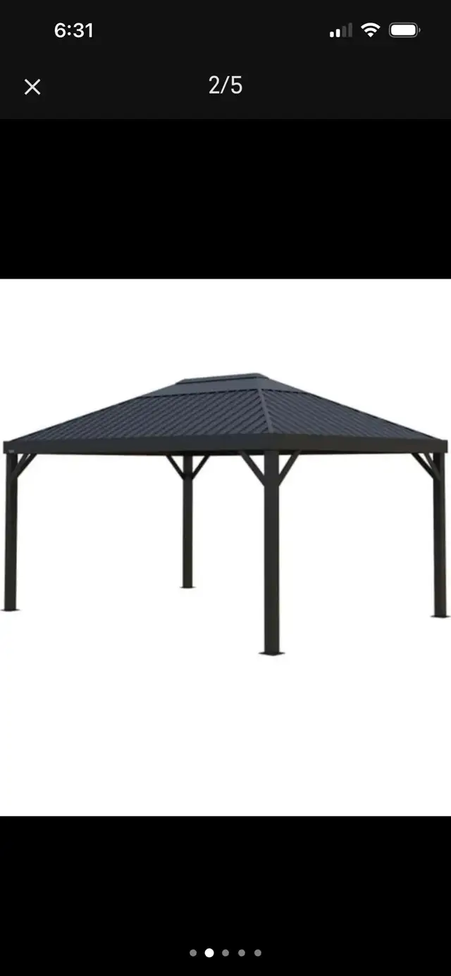 12’ by 14’ Sojag Gazebo - NEW IN BOX - Photo 3