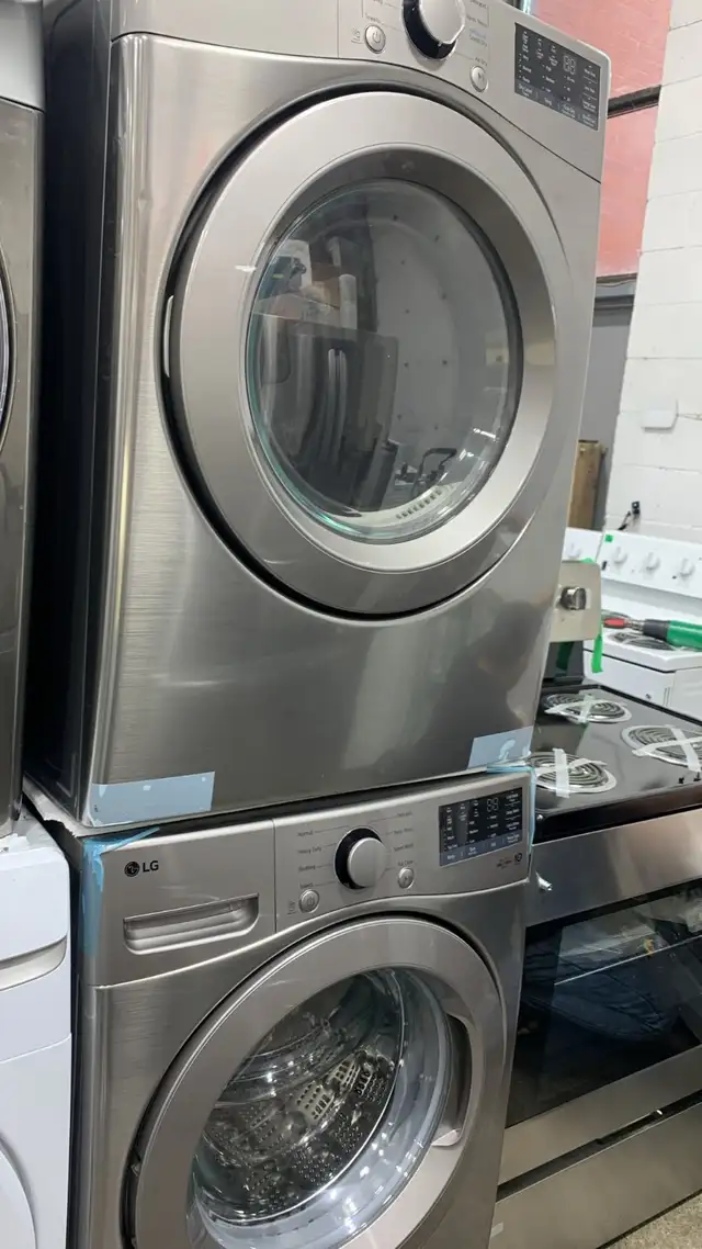Washer Dryer Set - LG Front Load WM3400CV / DLE3400V