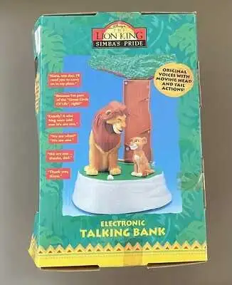 Vintage 1998 Disney Lion King II: Simba's Pride Bank NIB - Photo 2