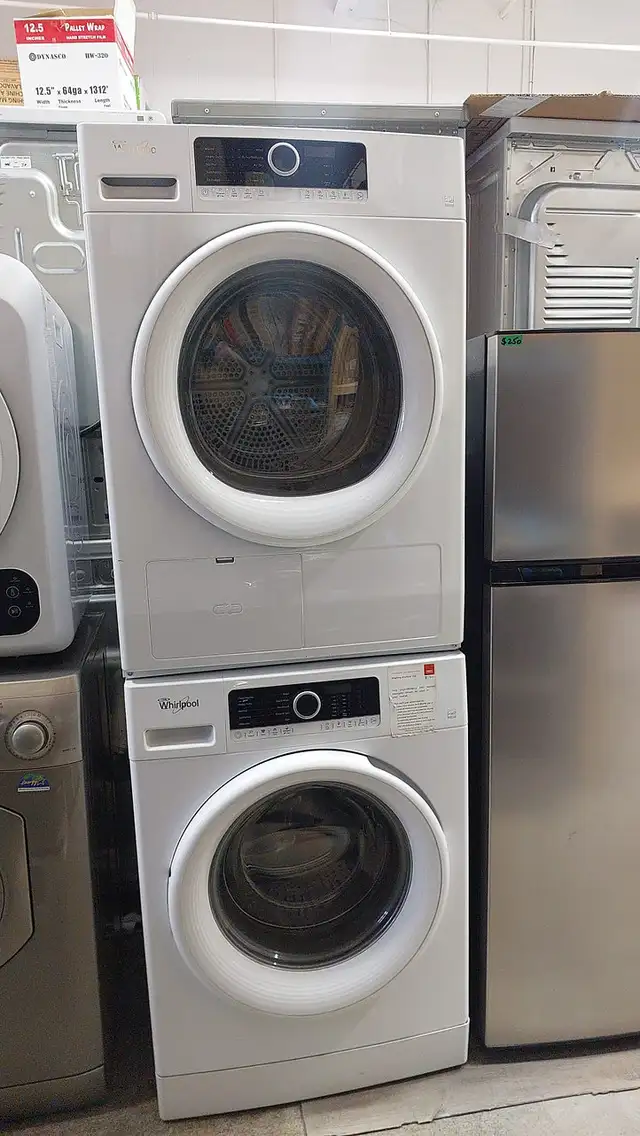 Washer & Dryer Set - 24 Whirlpool - Front Load - White - Used