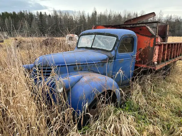 various old trucks