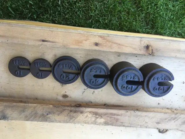 Fairbanks 300# industrial platform scale-original  unrestored - Photo 4