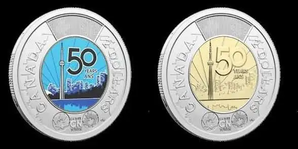 2 dooler canadian new 100 peace