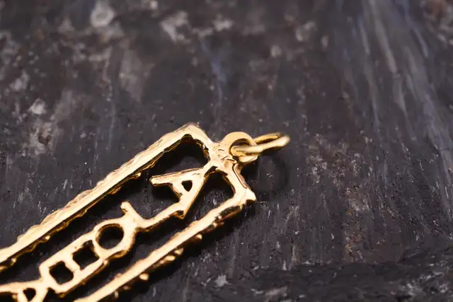 14K ALOHA PENDANT - Photo 3