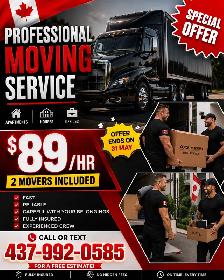 Professional Moving Services(437)-992-0585